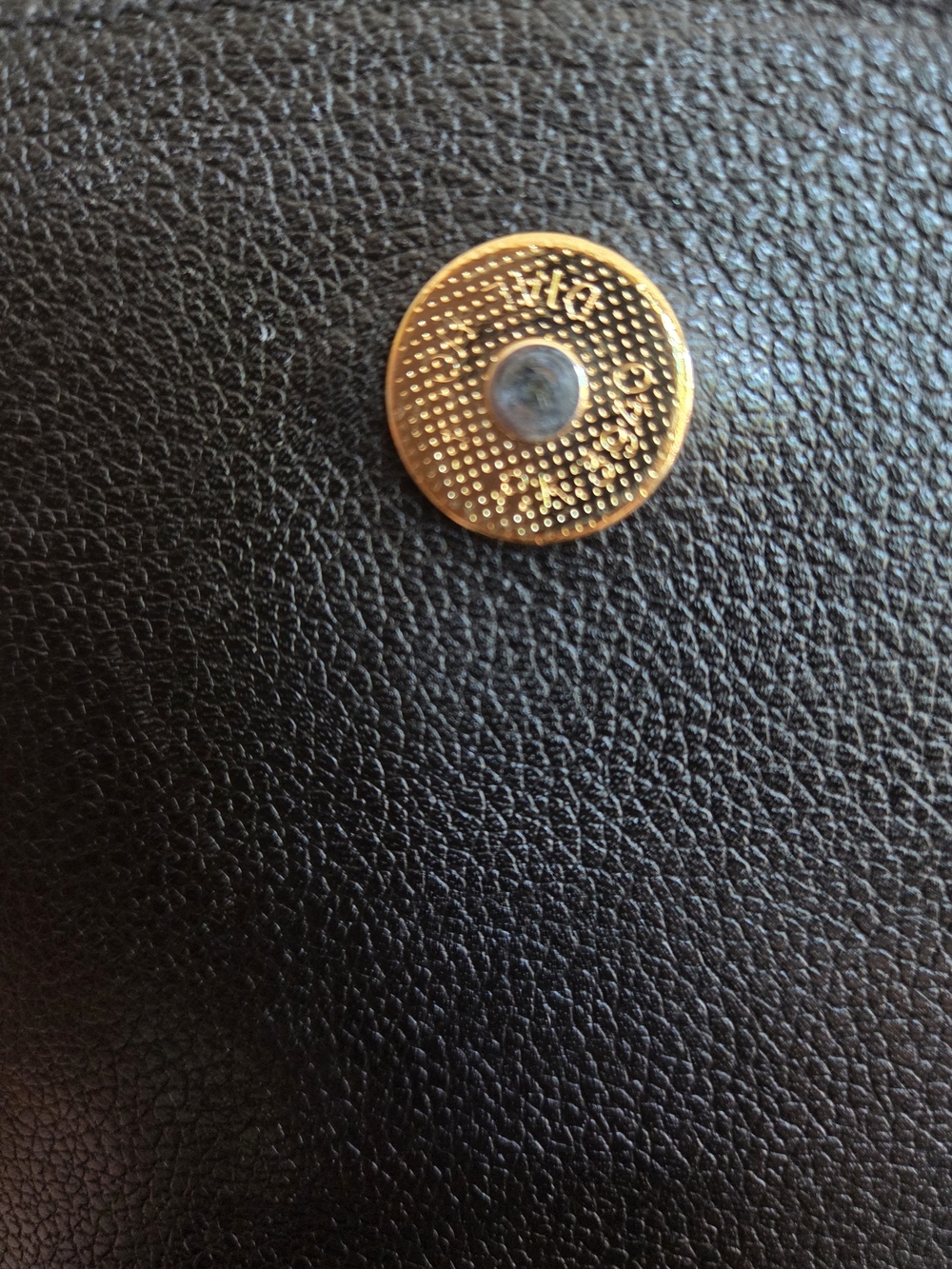 MCM Black Leather Mini Backpack with Gold Hardware - Picture 8 of 9